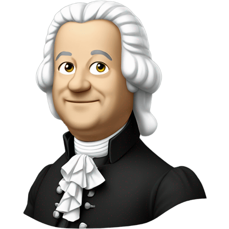 Johann Bach pointing emoji