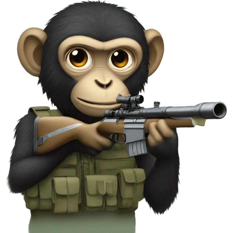 sniper monkey emoji