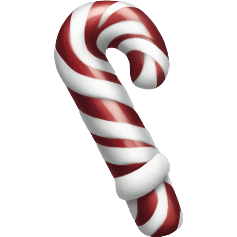 Black and white candy cane emoji