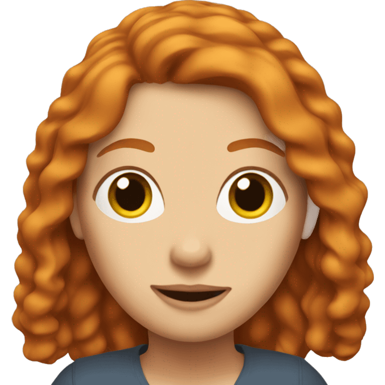 debbie gallagher with ginger hair emoji