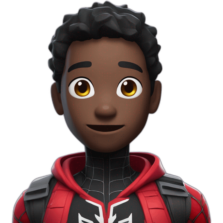 fortnite skin miles morales emoji