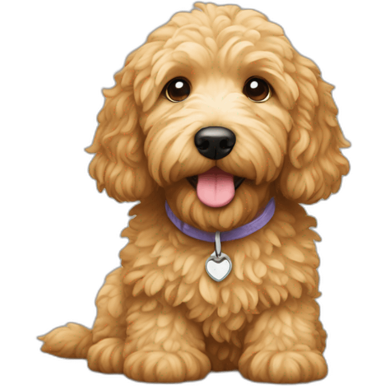 Mini Goldendoodle emoji