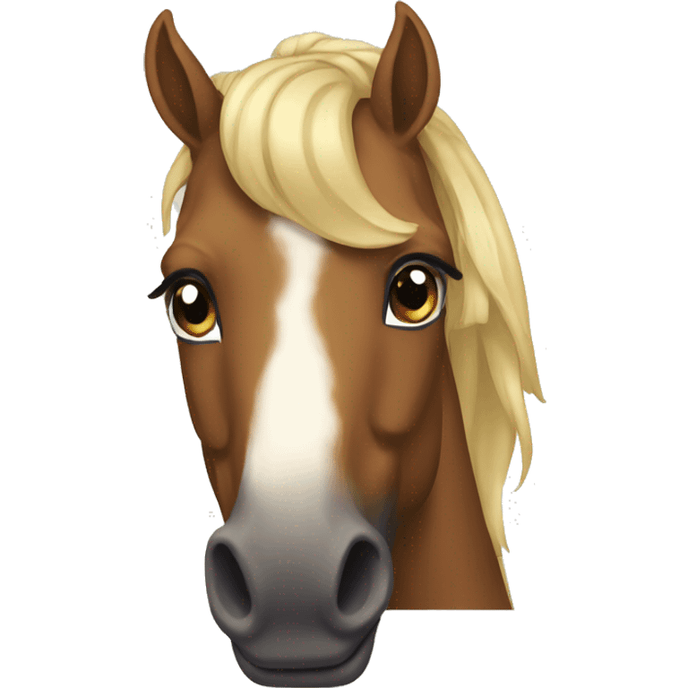 I have the horse on my mind emoji