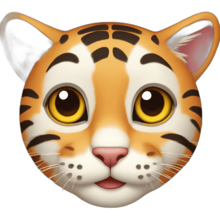 Cat color tigger emoji