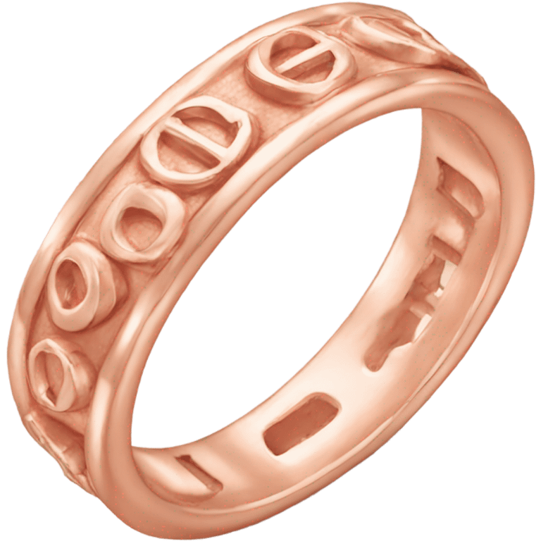 rose gold ring emoji