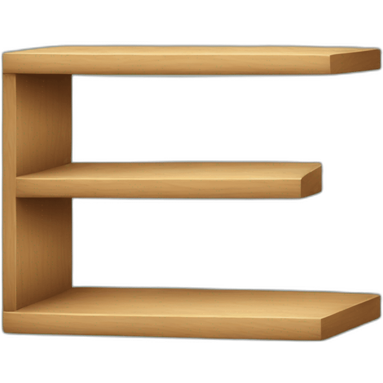 small wooden shelf emoji