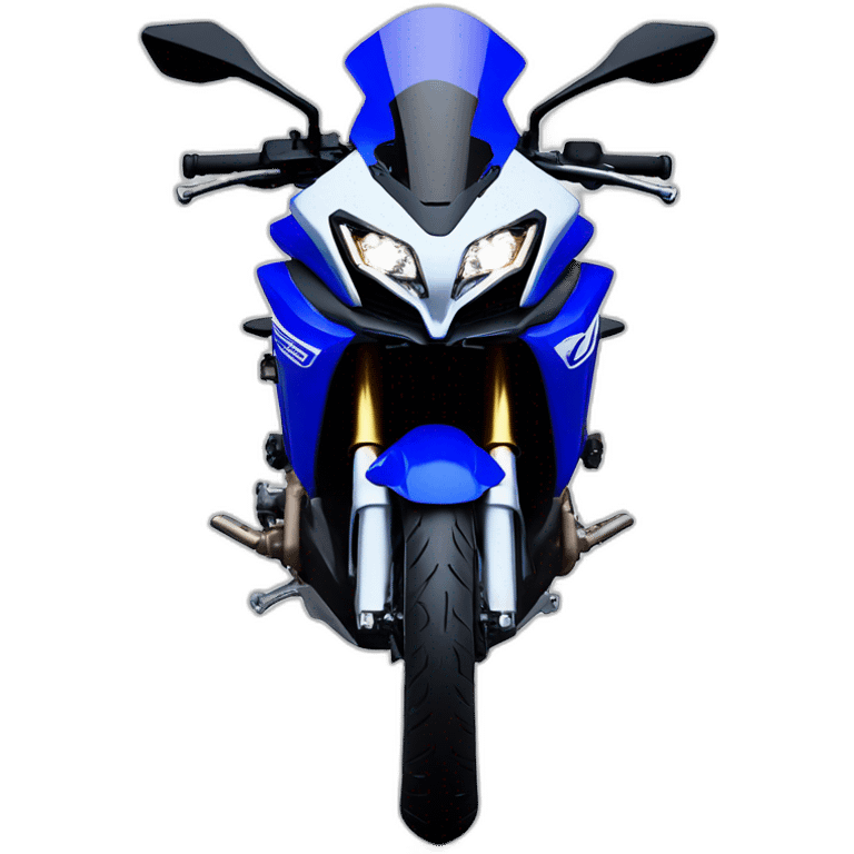 Yamaha tracer 7 icon performance blue and silver emoji