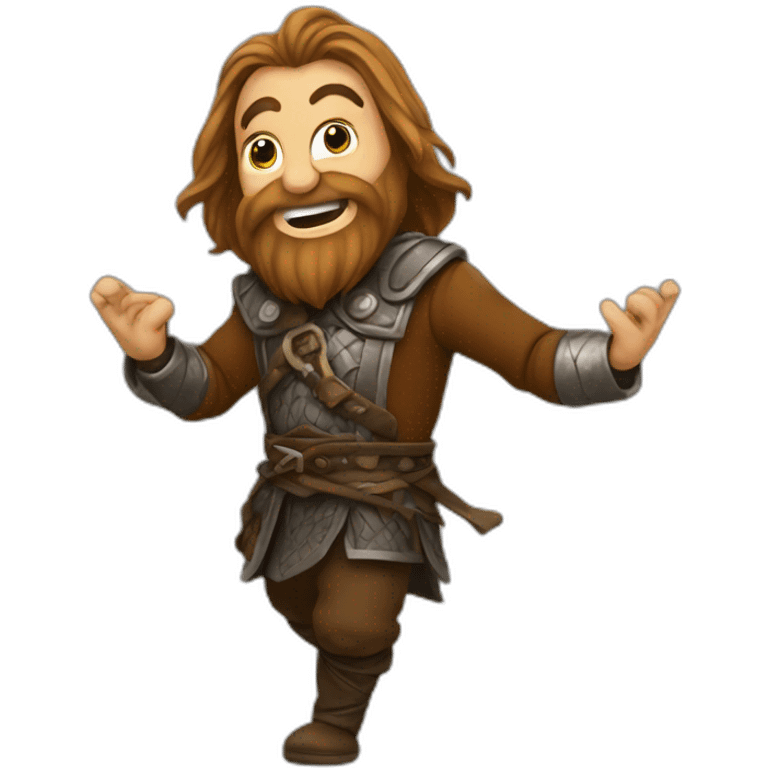 Gimli dancing emoji