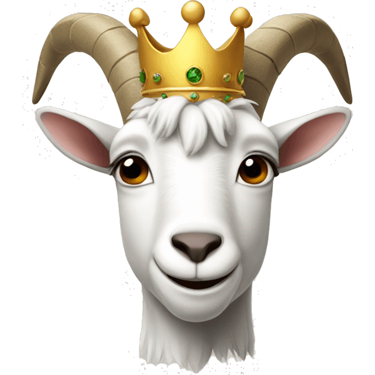 goat with crown emoji