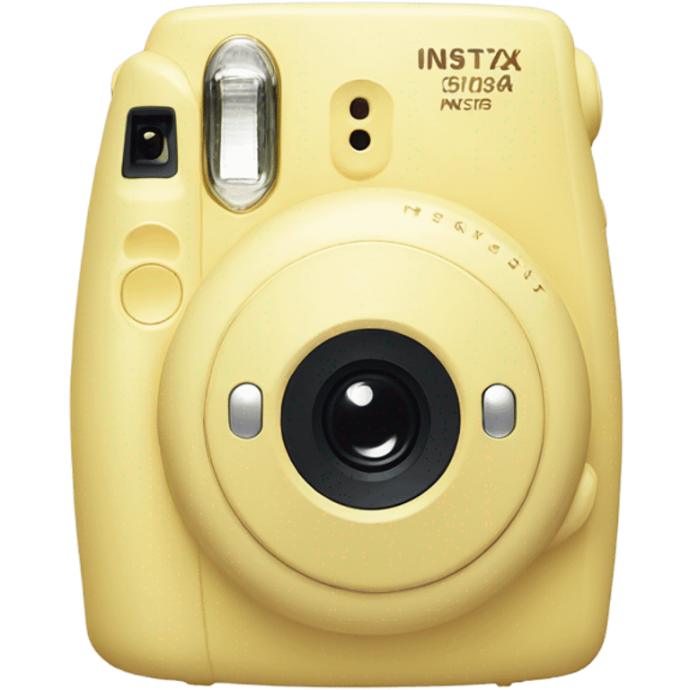 light yellow instax mini emoji