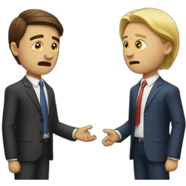 Conflict in business  emoji