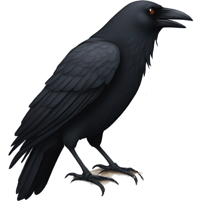 Crow emoji