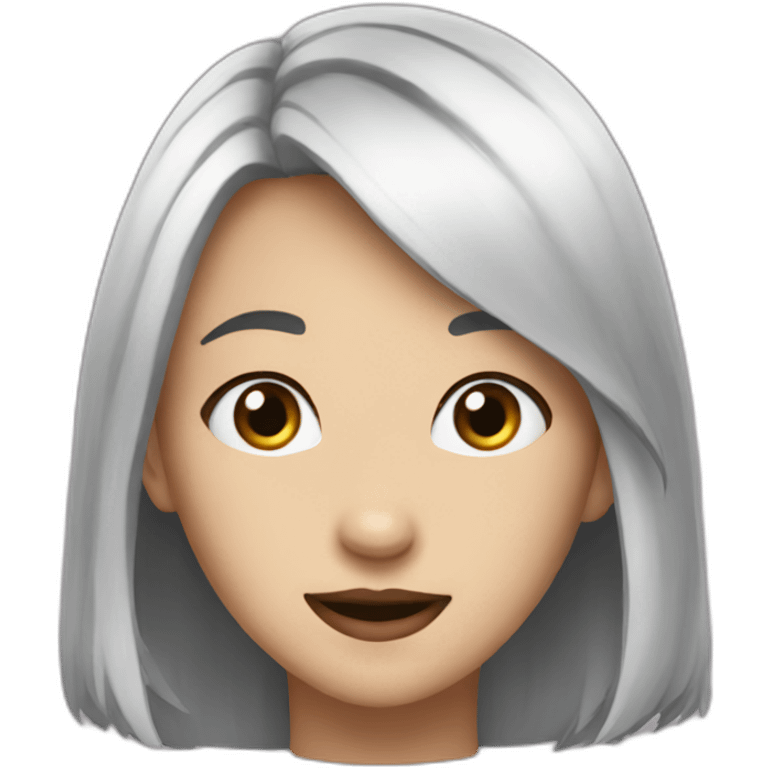 Loona the wolf emoji