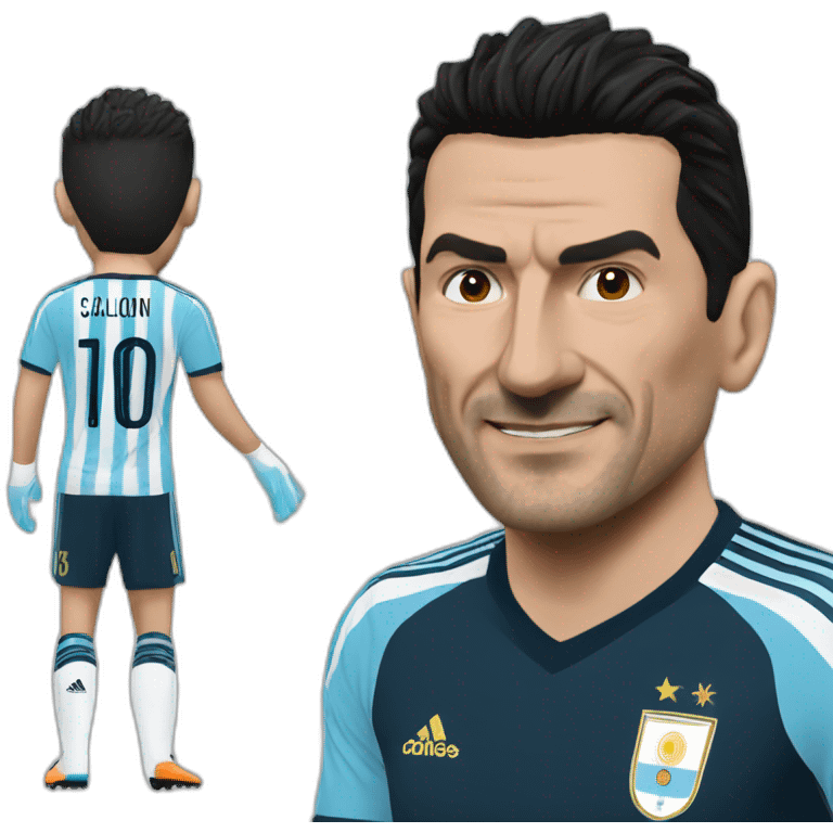 Lionel Scaloni argentina emoji