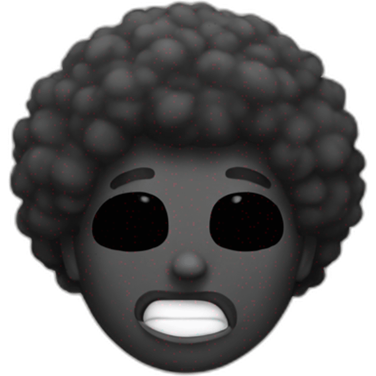 Batman afro emoji