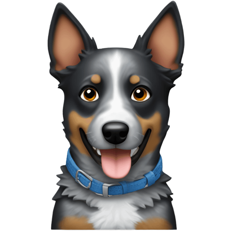 Australian blue heeler dog emoji