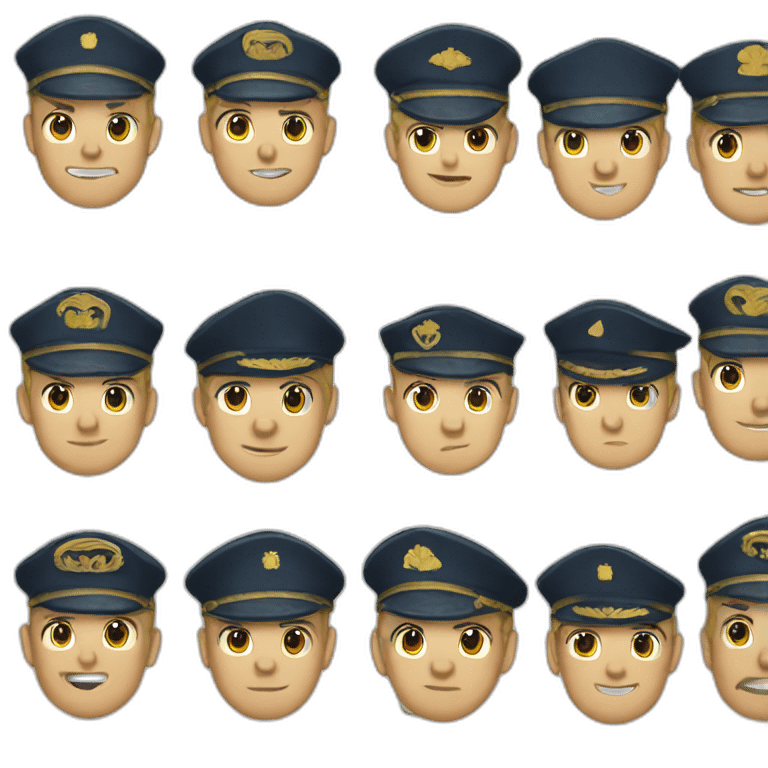 military ranks emoji