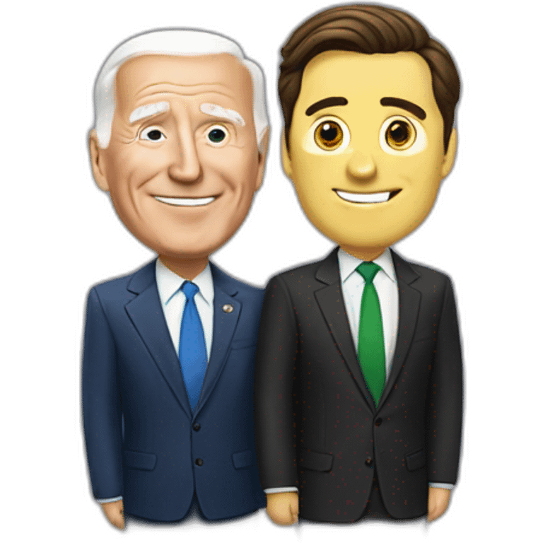 zelenskyy stands with biden emoji