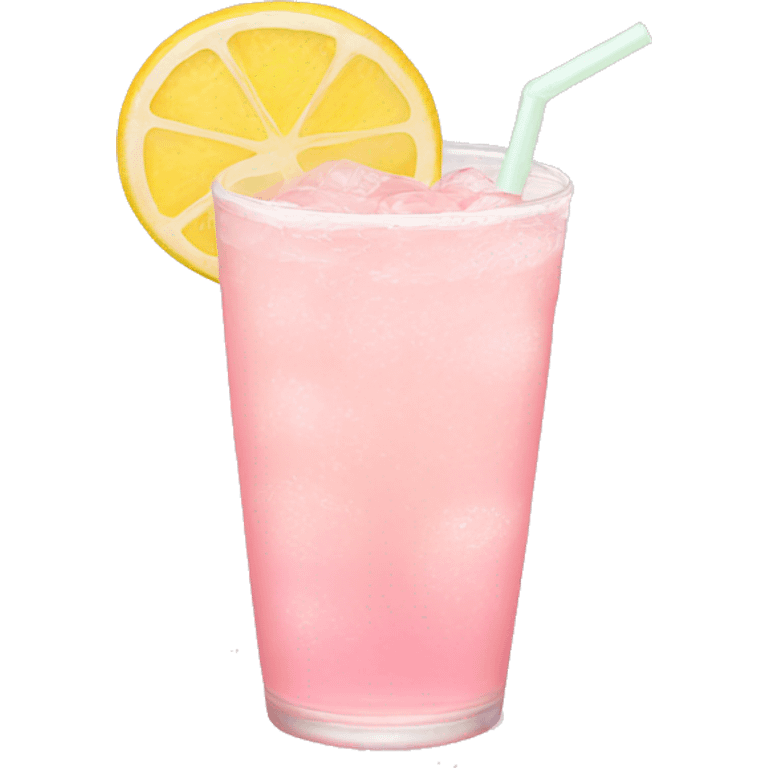 Light pink lemonade emoji