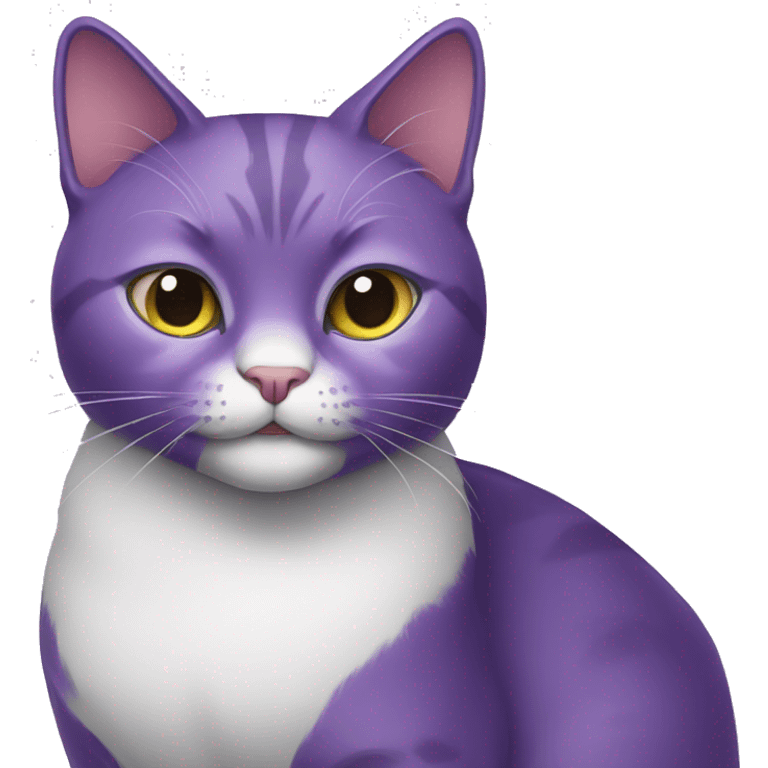 purple cat emoji