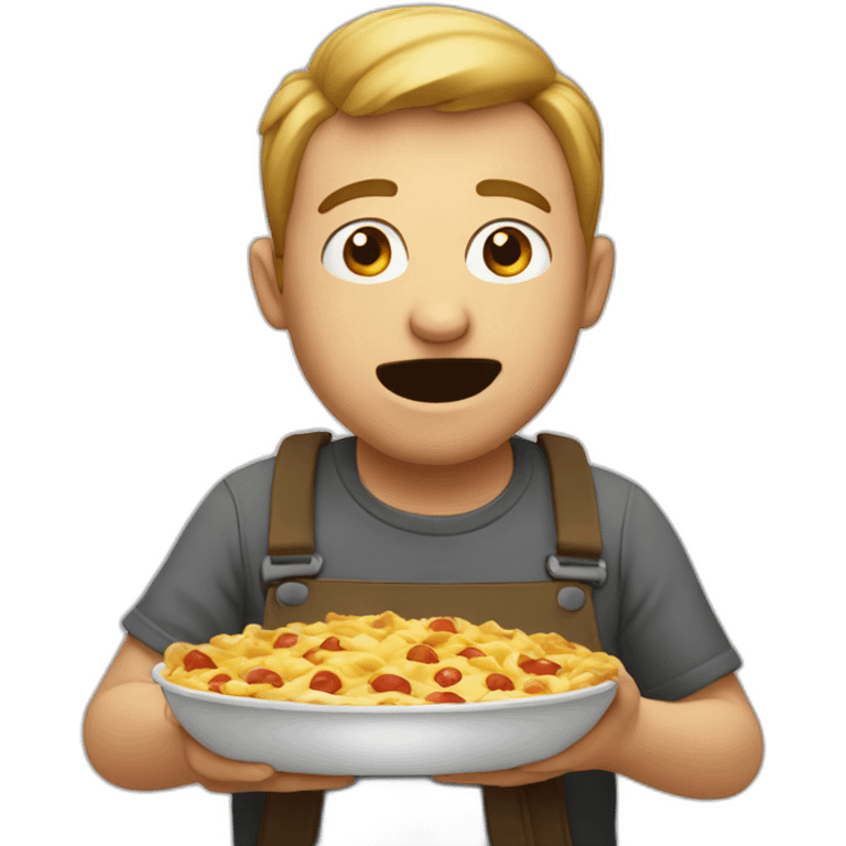 Hungry man emoji