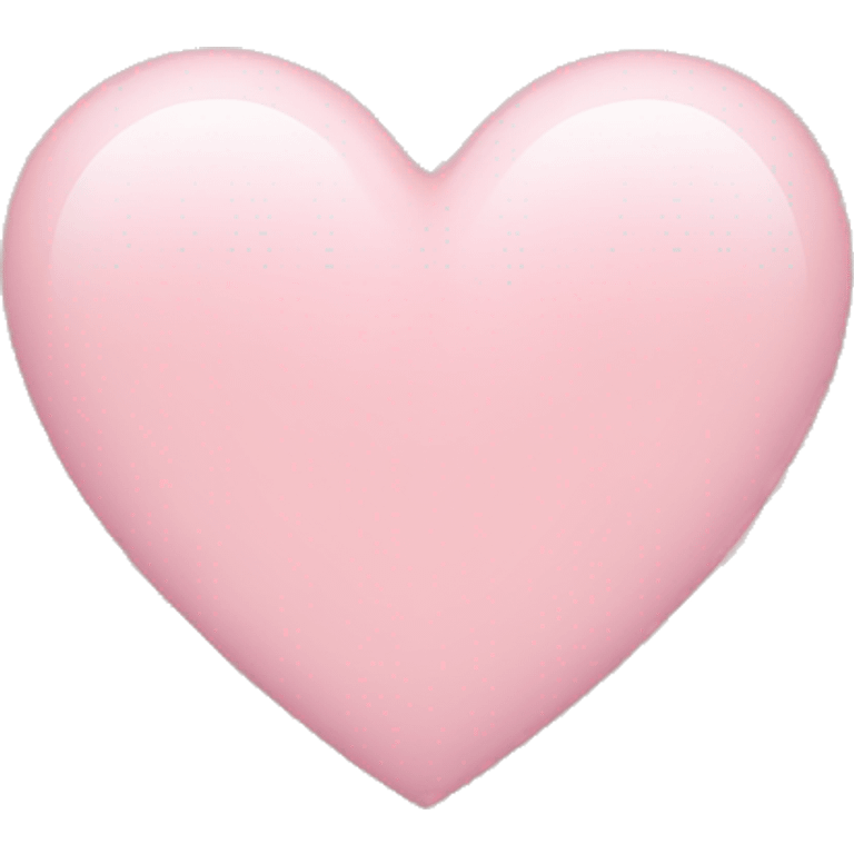 Light pink heart emoji