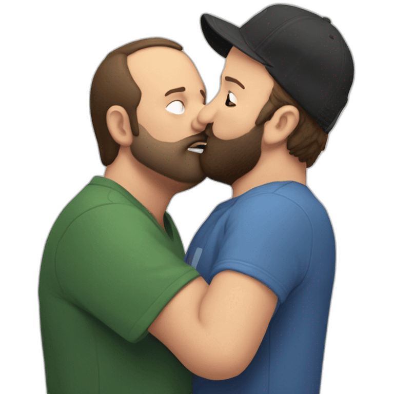 tom segura kissing bert kreischer emoji