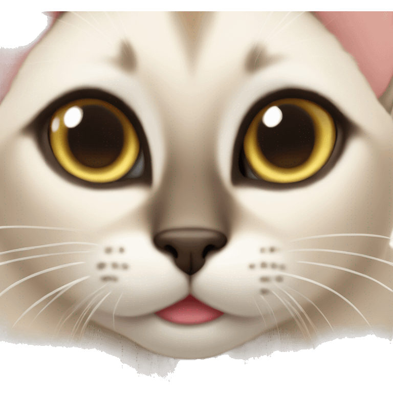 cute siamese cat emoji