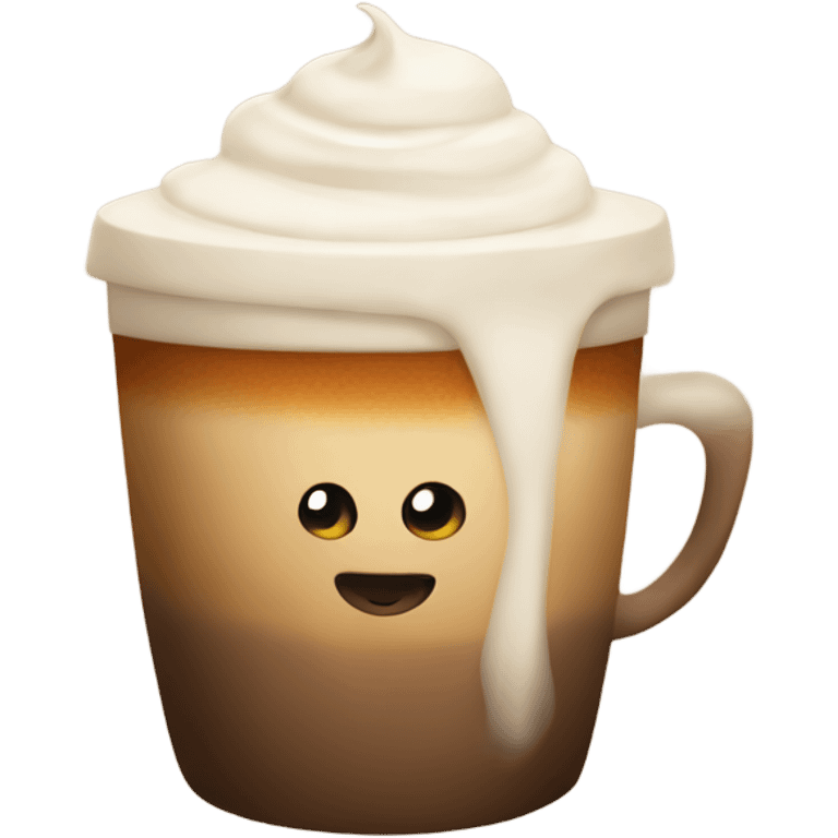 Cozy latte emoji