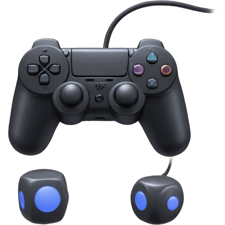 Aesthetic joystick with PlayStation emoji