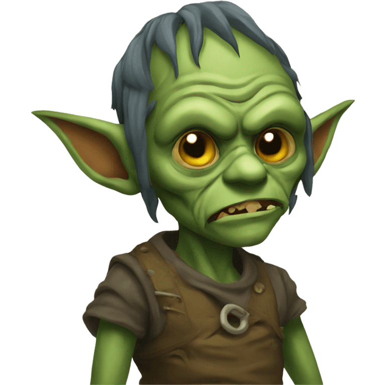 A sick goblin emoji