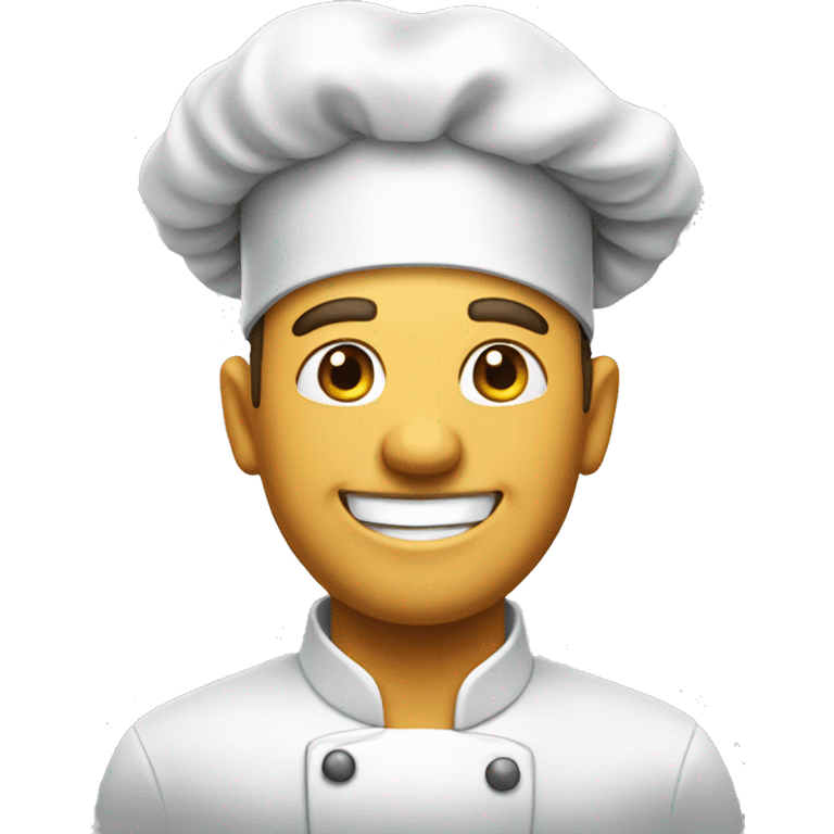 Chef smile face emoji emoji