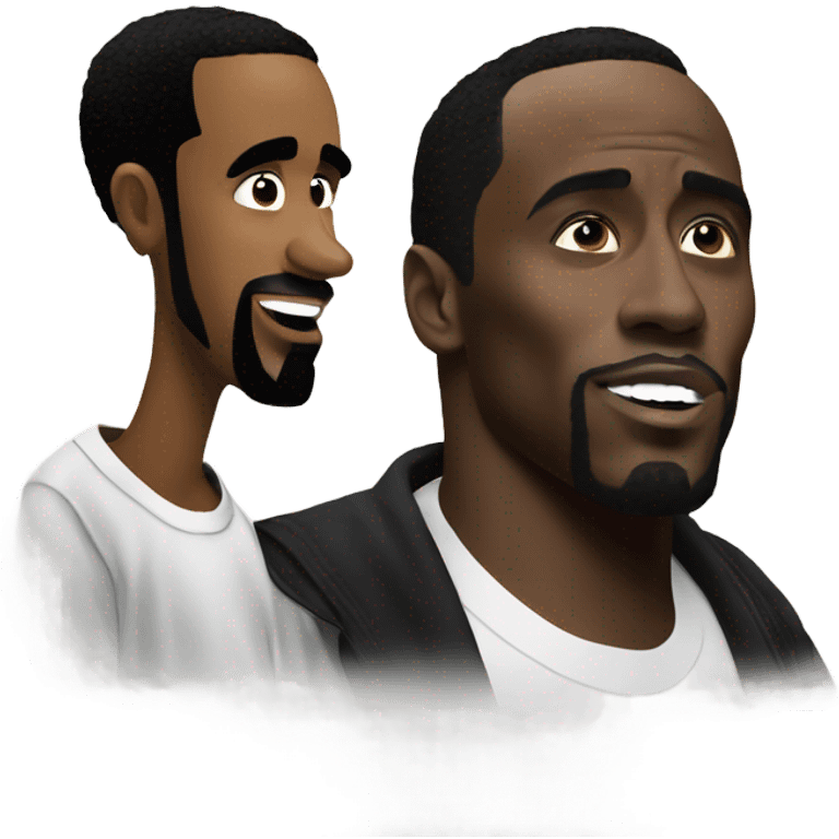 P diddy and Kendrick emoji