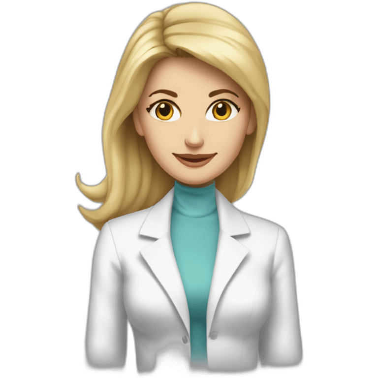 Posh-Radiologist-performing-breast-mammography-to-leni-klum emoji