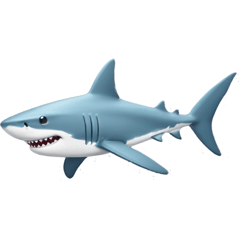 shark with a top emoji