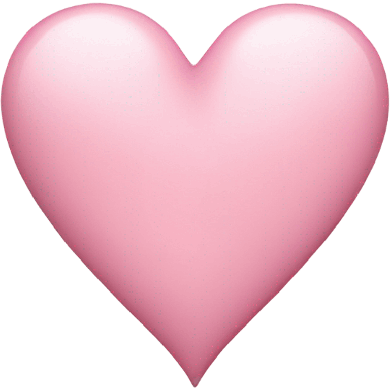 Light pink heart emoji