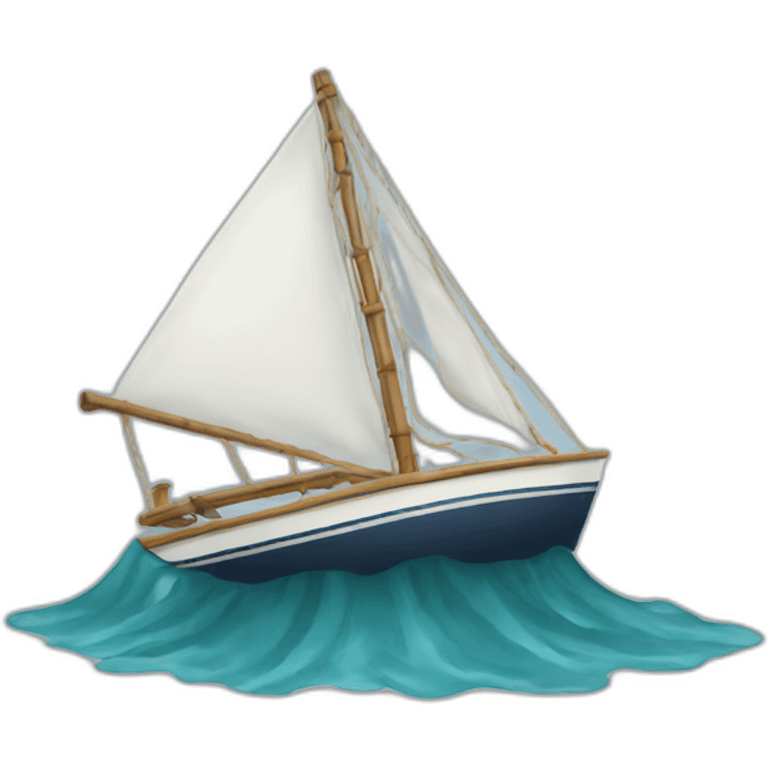 sinking sailboat emoji