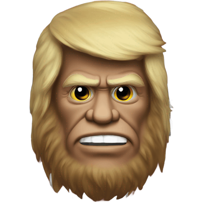 Patriotic Trump Sasquatch  emoji