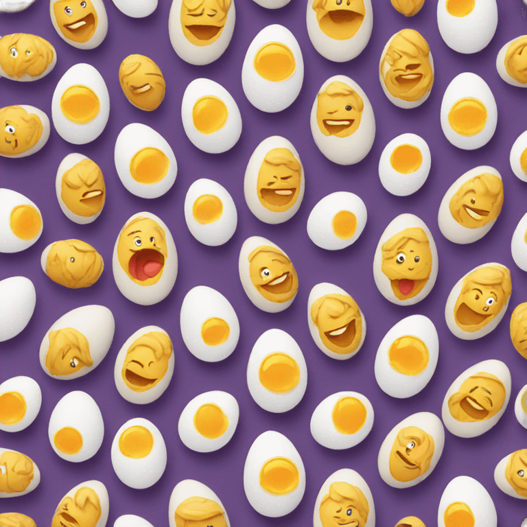 EAT EGGS emoji