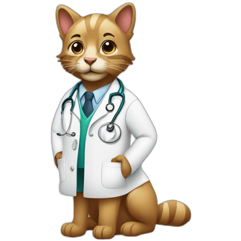 Doctor animal emoji