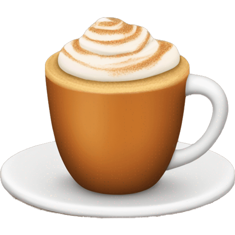 Pumpkin spice latte emoji