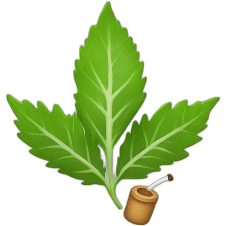 herbal joint   emoji