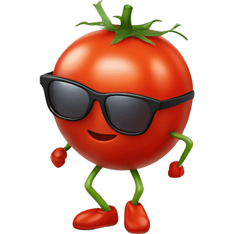 Tomatoes Dancing With Sunglasses emoji