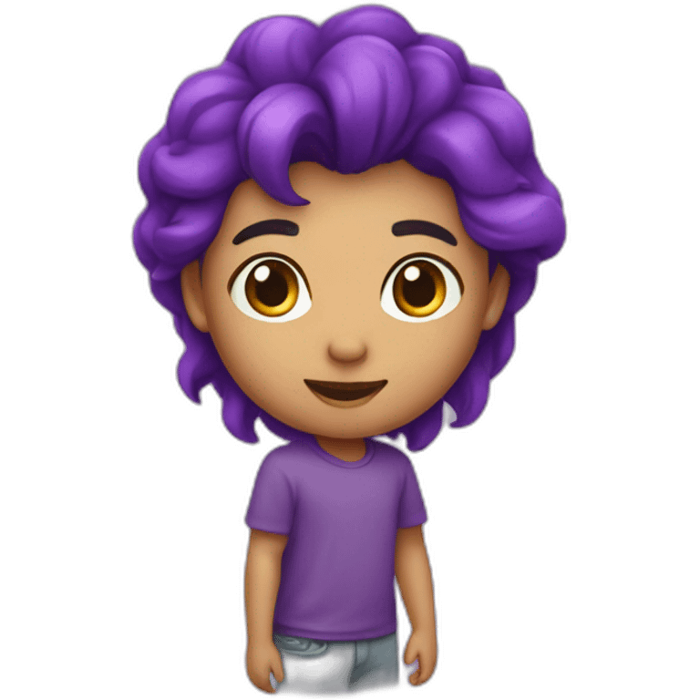 Corazón morado emoji