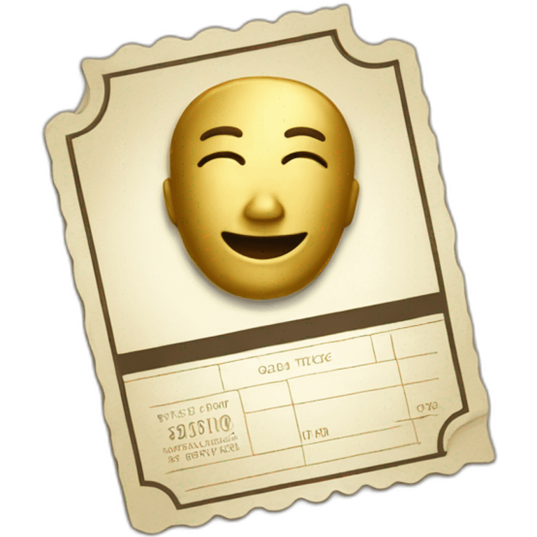 golden ticket emoji