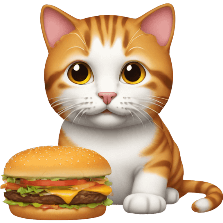 here kitty you can has cheese burger emoji