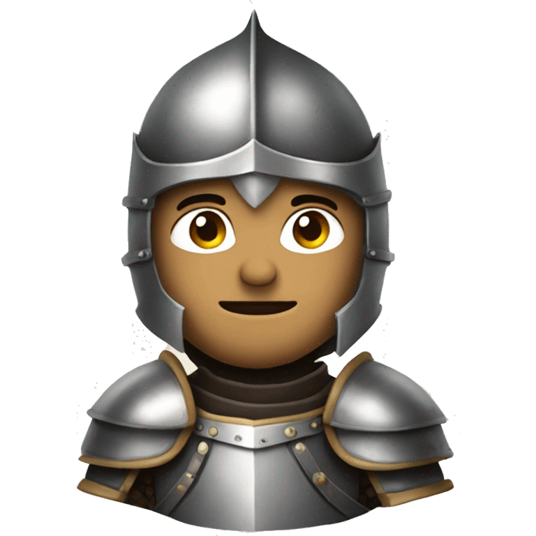 a knight with full armor emoji