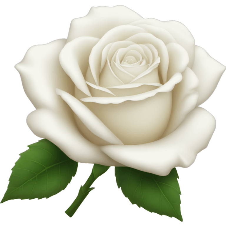 White rose  emoji