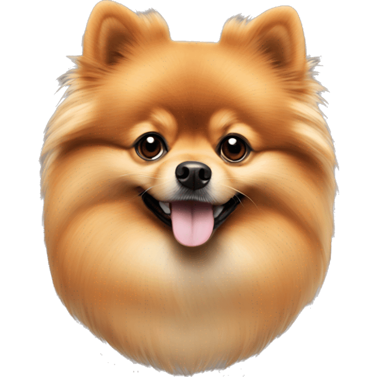 UK Pomeranian spitz color orange  emoji