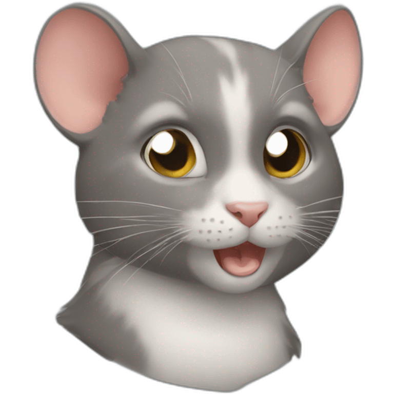 Rat cat emoji